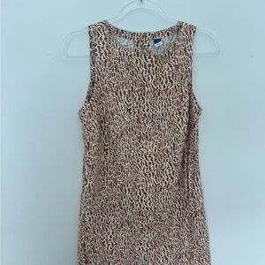 Leopard Print Sleeveless Dress